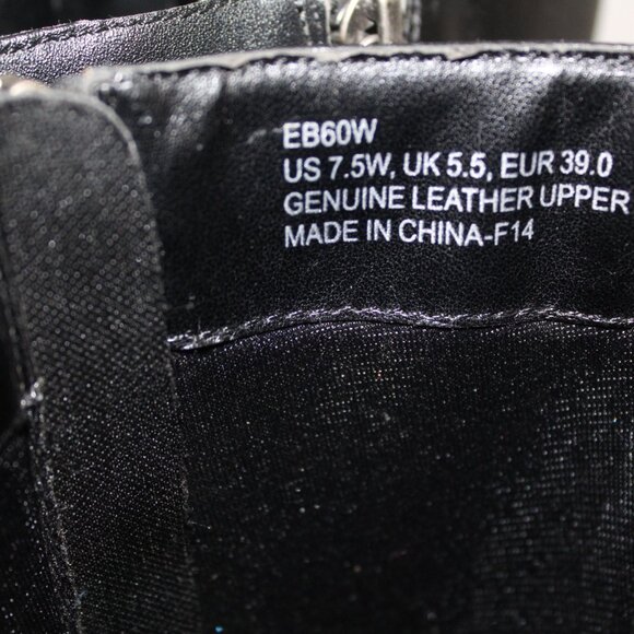 Aetrex High Heel Black Leather Boots, Size 7.5W - Picture 11 of 11